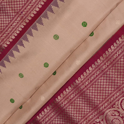 Gadwal Silk Beige Saree