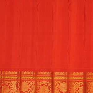 Gadwal Silk Kattam Green Saree