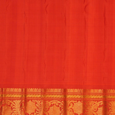 Gadwal Silk Kattam Green Saree