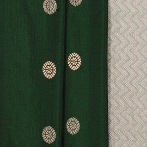 Gadwal Silk Gorgeous Leaf Green Saree