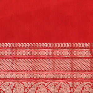 Gadwal Silk Kattam Lavender Purple Saree