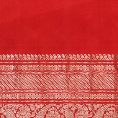 Gadwal Silk Kattam Lavender Purple Saree