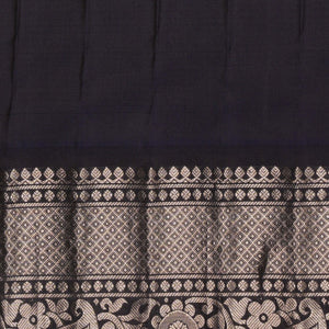 Gadwal Silk Kattam Sea Green Saree