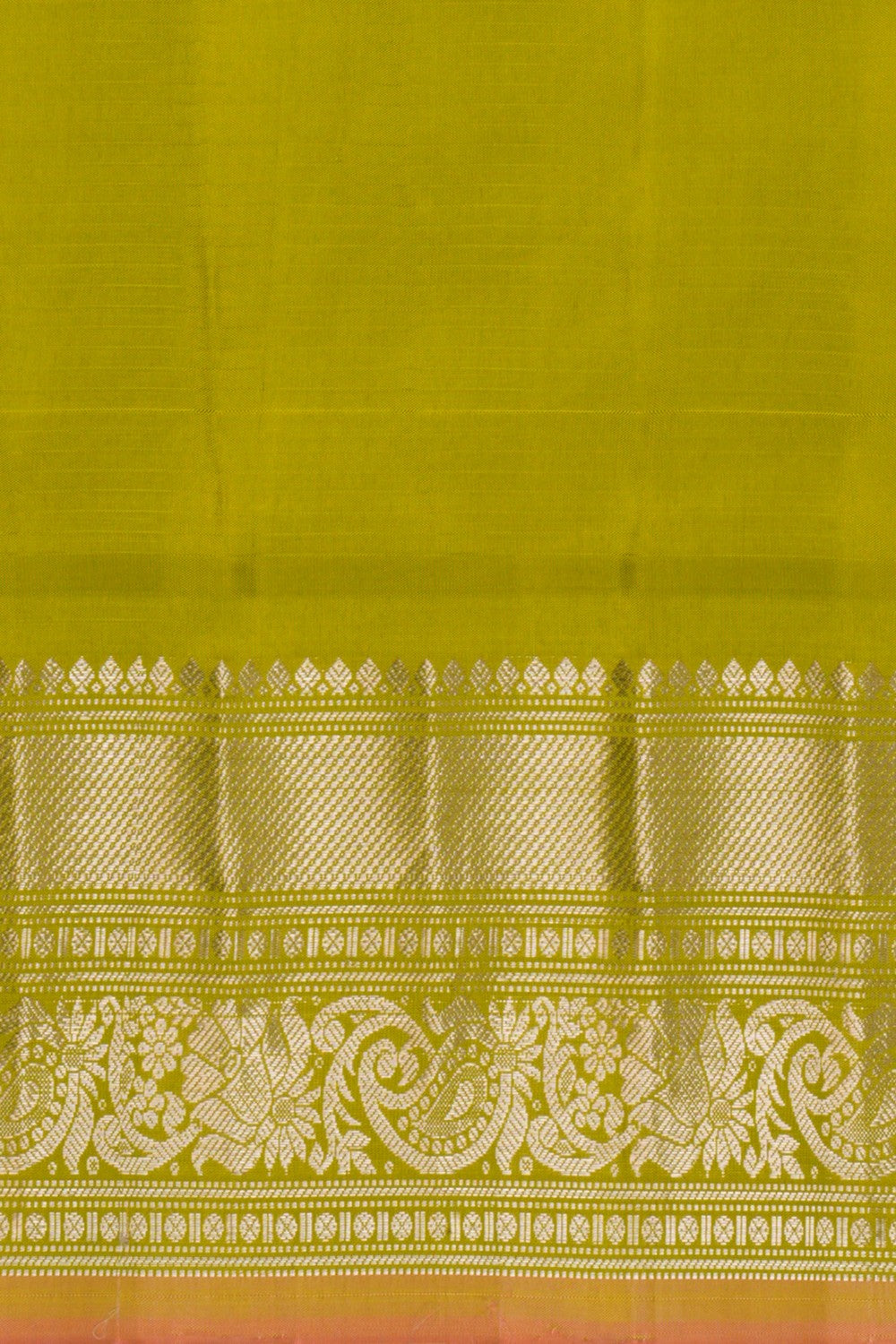 Gadwal Silk Kattam Grey Saree