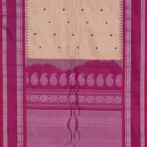 Gadwal Silk Cream Saree