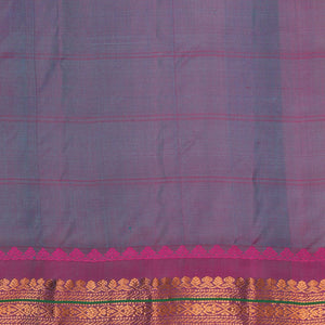 Gadwal Kattam Sea Green Saree