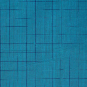 Cotton Kattam Blue Saree