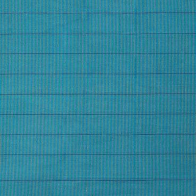 Cotton Kattam Blue Saree