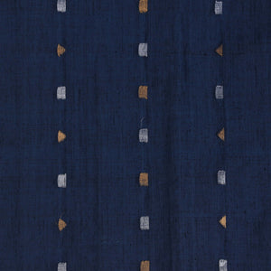 Cotton Navy Blue Saree