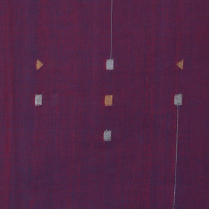 Cotton Navy Blue Saree