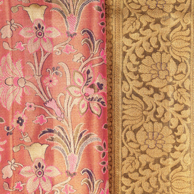 Kanchipattu Brocade Fuchsia Pink Saree