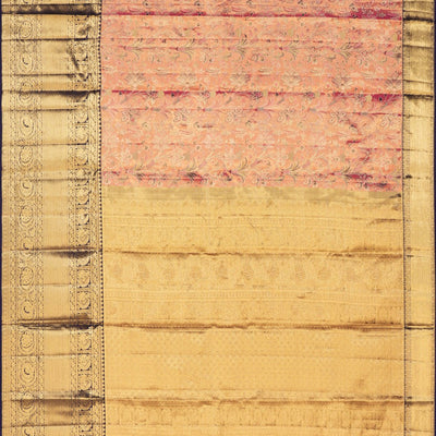 Kanchipattu Brocade Fuchsia Pink Saree