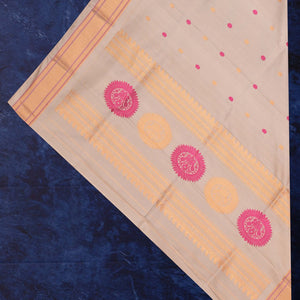 Gadwal Silk Grey Dupatta