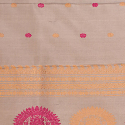 Gadwal Silk Grey Dupatta