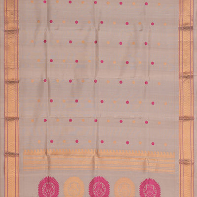 Gadwal Silk Grey Dupatta
