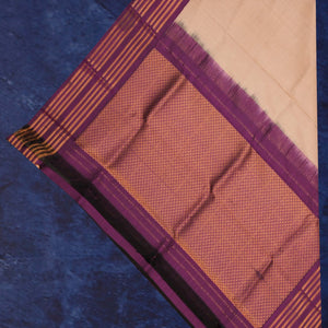 Gadwal Silk Plain Beige Dupatta