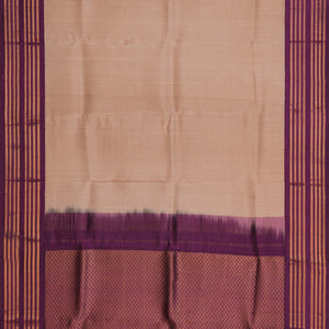 Gadwal Silk Plain Beige Dupatta