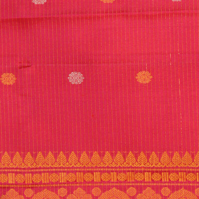 Gadwal Silk Pink Dupatta