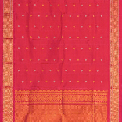 Gadwal Silk Pink Dupatta