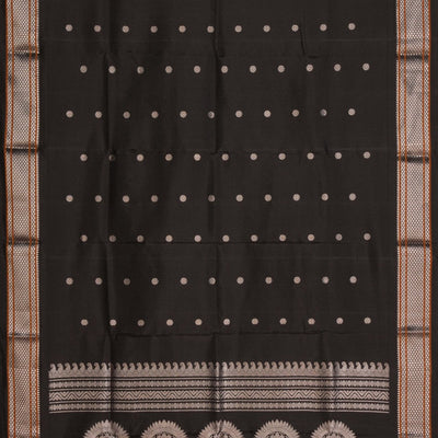 Gadwal Silk Black Dupatta