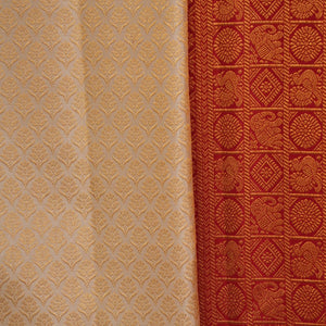 Kanchipattu An Ethereal Pearl Off-White Saree