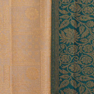 Kanchipattu An Ethereal Pearl Off-White Saree