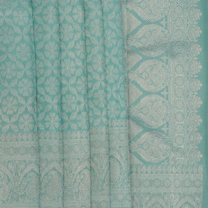 Kanchipattu Brocade Blue Saree