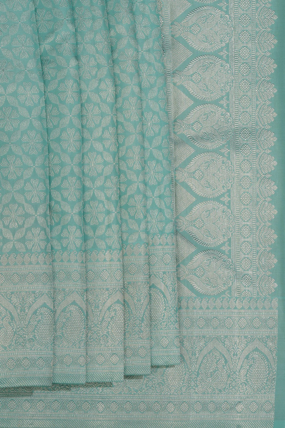 Kanchipattu Brocade Blue Saree