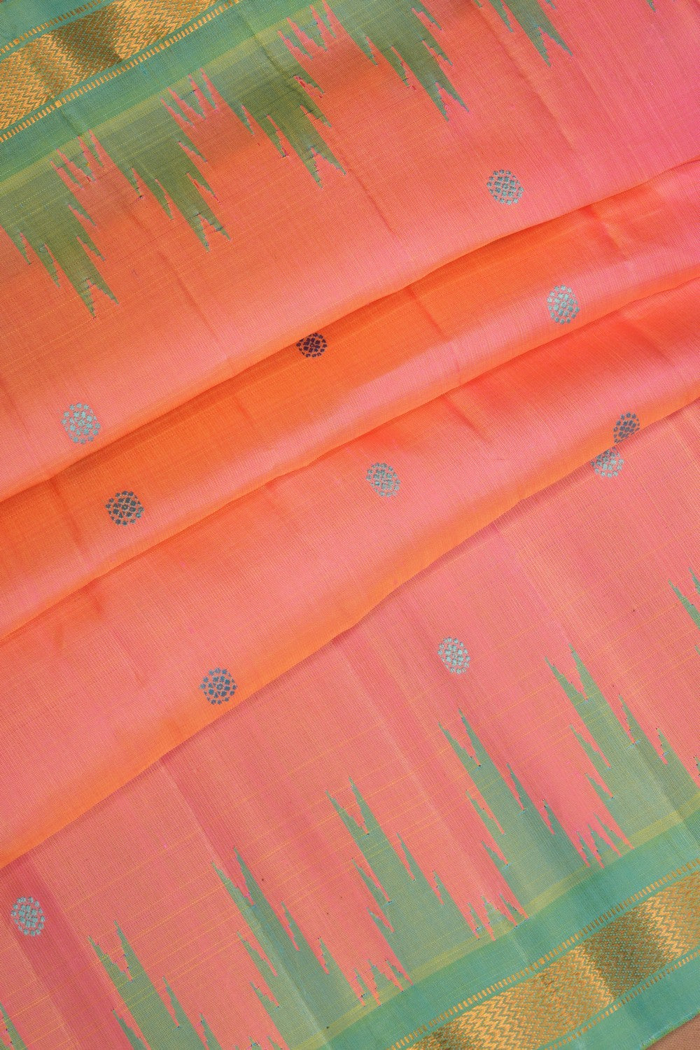 Gadwal Silk Pink Saree
