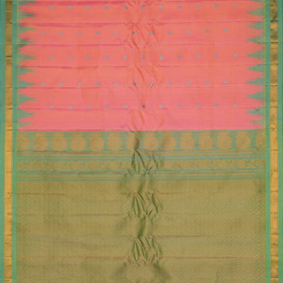 Gadwal Silk Pink Saree