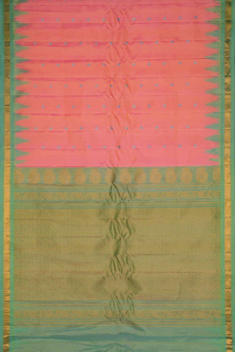 Gadwal Silk Pink Saree