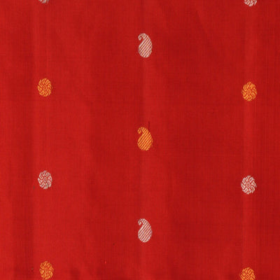 Gadwal Silk Red Saree
