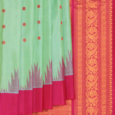 Gadwal Silk Sea Green Saree