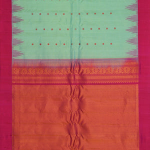 Gadwal Silk Sea Green Saree