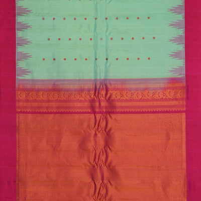 Gadwal Silk Sea Green Saree