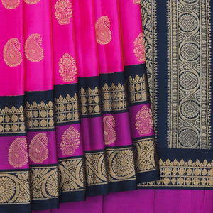Gadwal Silk Pink Saree