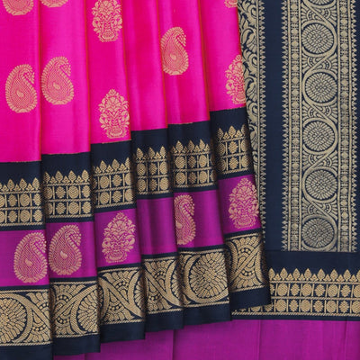 Gadwal Silk Pink Saree