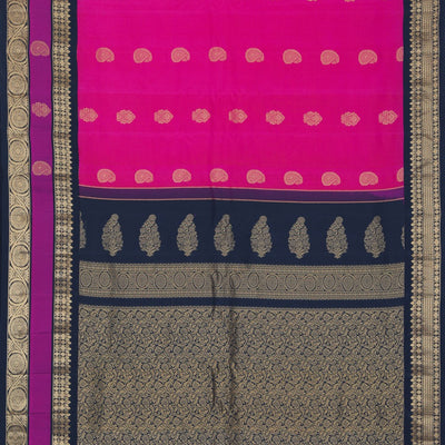 Gadwal Silk Pink Saree