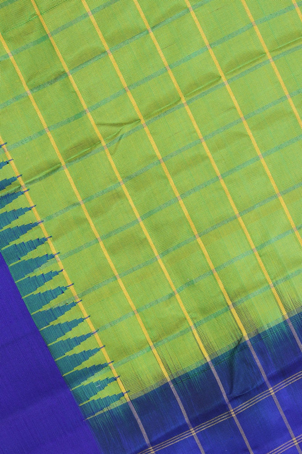 Gadwal Silk Green Dupatta