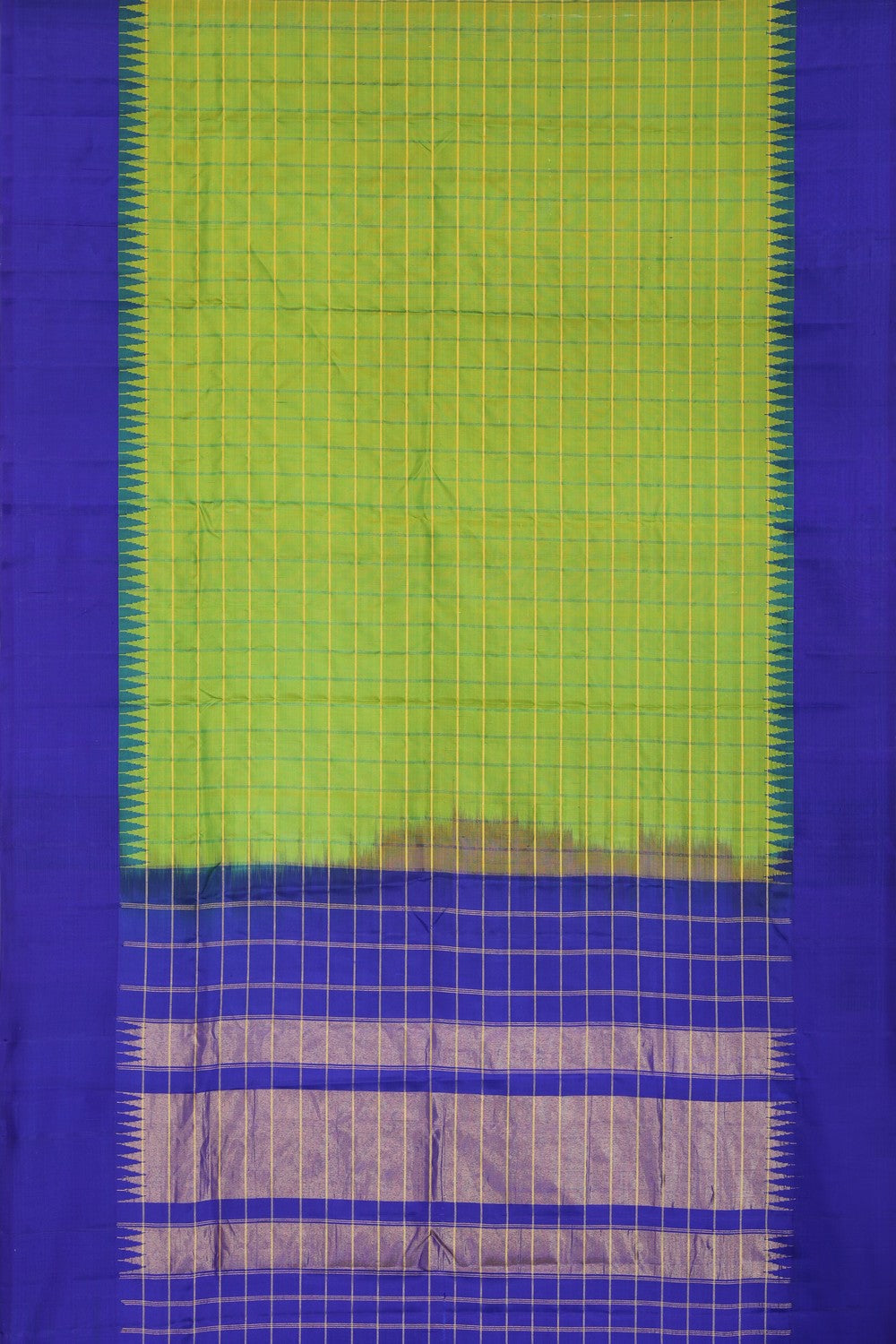 Gadwal Silk Green Dupatta