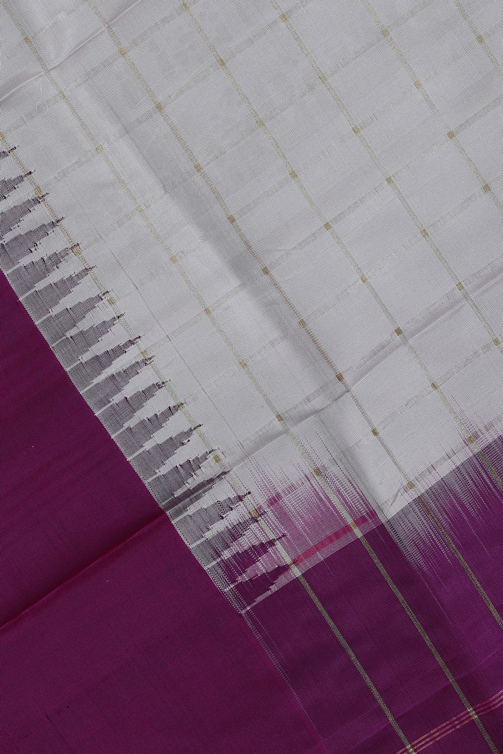 Gadwal Silk Beige Dupatta