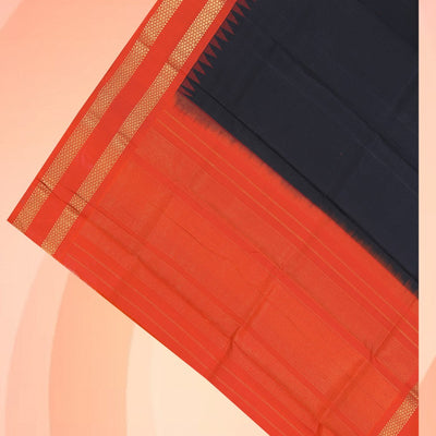 Gadwal Silk Black Dupatta