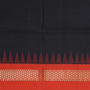 Gadwal Silk Black Dupatta