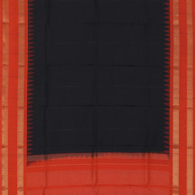Gadwal Silk Black Dupatta