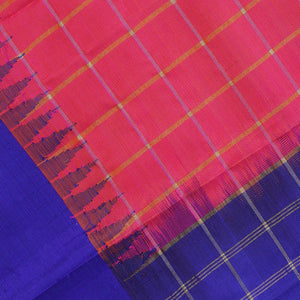 Gadwal Silk Fuchsia-Pink Dupatta