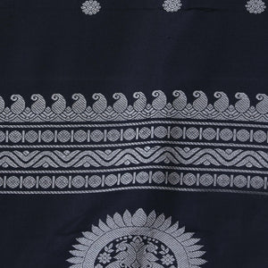 Gadwal Silk Black Dupatta