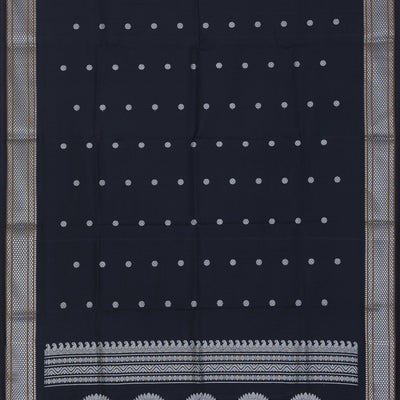 Gadwal Silk Black Dupatta