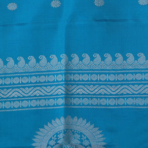 Gadwal Silk blue Dupatta