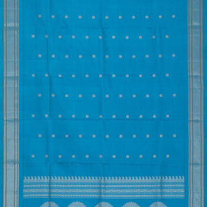 Gadwal Silk blue Dupatta