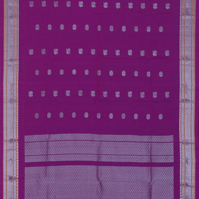 Gadwal Silk Purple Dupatta
